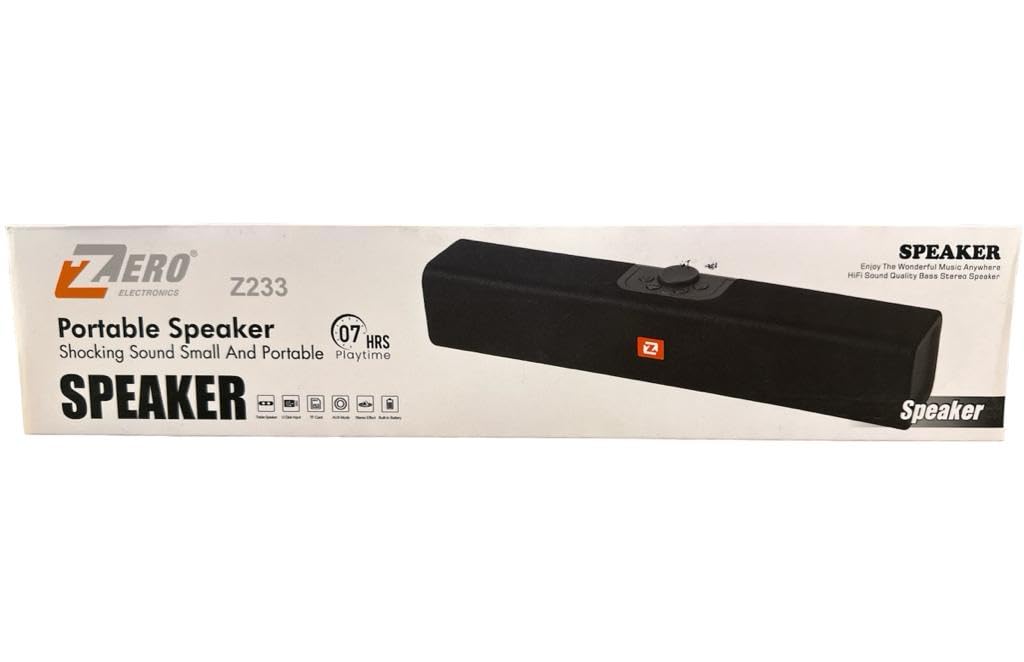 Z233 Portable Bluetooth Speaker with USB Output and Memory Card